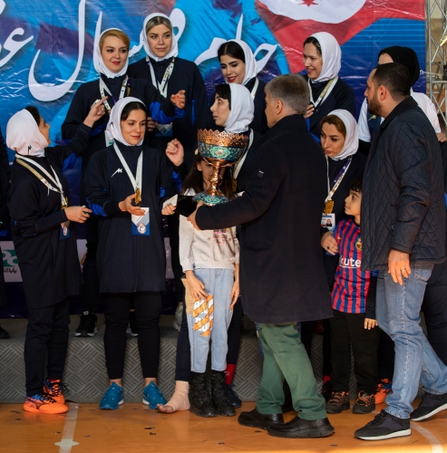 قهرمانی تیم هلدینگ عظام در اولین دوره‌ی مسابقات فوتسال زنان عظام 24