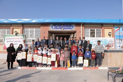 افتتاح مدرسه در روستای پهنایی شهرستان قائنات 3
