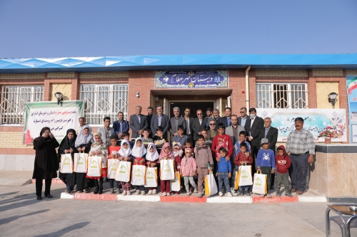 افتتاح مدرسه در روستای پهنایی شهرستان قائنات 4
