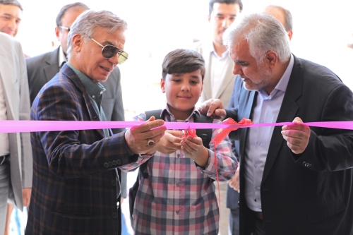 حضور عباس ایروانی در افتتاح پروژه های مسئولیت اجتماعی عظام 15