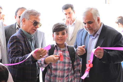 حضور عباس ایروانی در افتتاح پروژه های مسئولیت اجتماعی عظام 16
