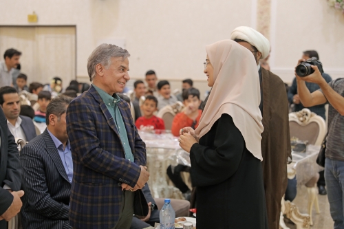 حضور عباس ایروانی در افتتاح پروژه های مسئولیت اجتماعی عظام 66