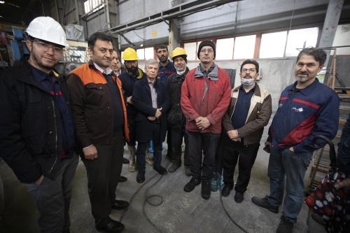 گزارش تصویری بازدید عباس ایروانی از شرکت پایاذوب و پویانوین قطعه جی 9
