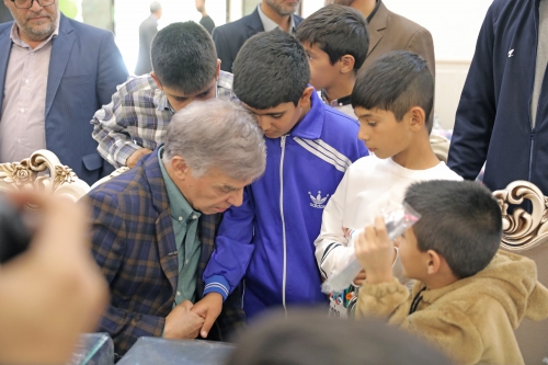حضور عباس ایروانی در افتتاح پروژه های مسئولیت اجتماعی عظام 72