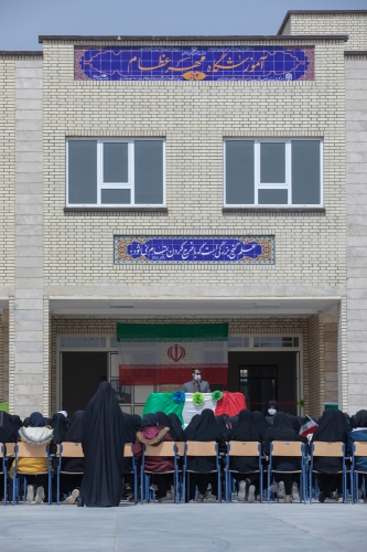 افتتاح مدرسه‌ی مهر عظام در هیرمند 1