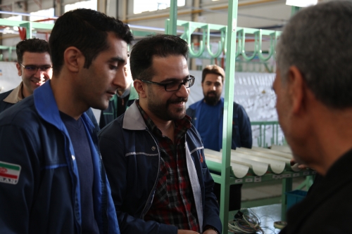 تصاویر بازدید از کارخانه‌های پیستون ایران و سازه سیم کلیبر 10