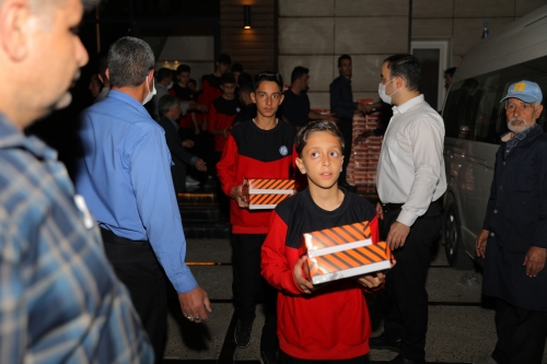 حضور اعضای کانون مهر عظام اسلامشهر در مراسم افطاری هلدینگ عظام 138