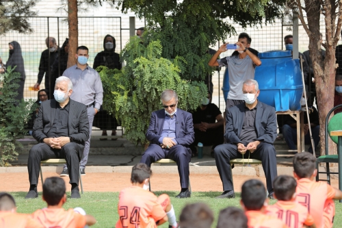 حضور عباس ایروانی در آکادمی فوتبال مهر عظام اسلام‌شهر 10