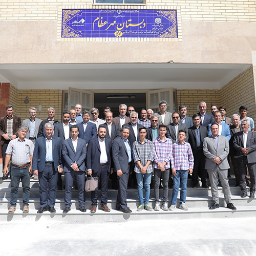 حضور عباس ایروانی در افتتاح پروژه های مسئولیت اجتماعی عظام - مهر ماه 1402