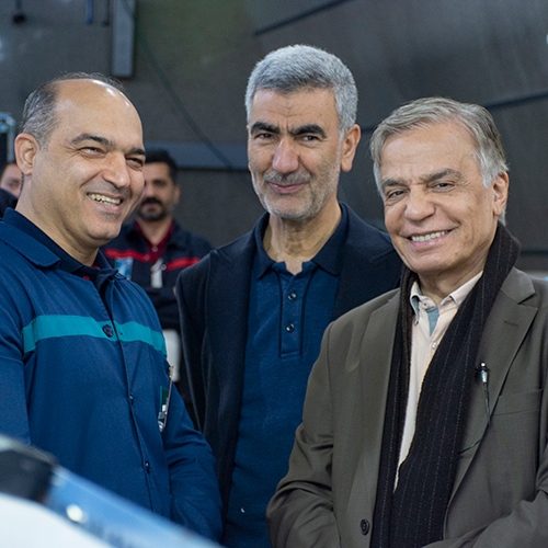 تصاویر بازدید عباس ایروانی از کارخانه‌ی فراکلون - اسفند 1401