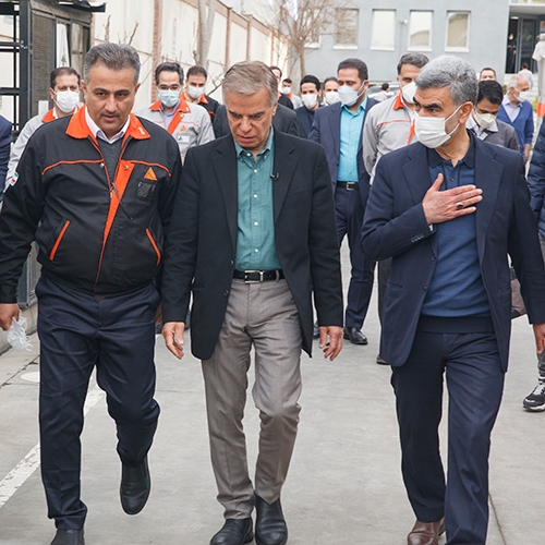 بازدید عباس ایروانی از سازه پویش - اسفند 1400