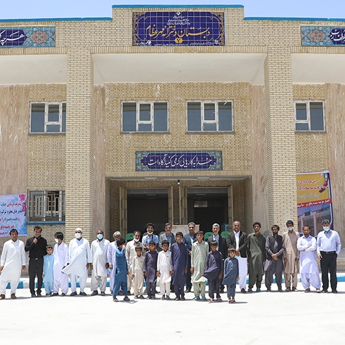 افتتاحیه مدرسه هشت کلاسه مهر عظام 7