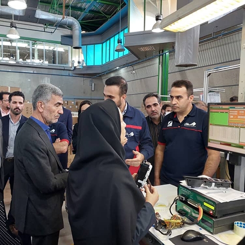 بازدید مهندس میرزایی از کارخانه فراکلون