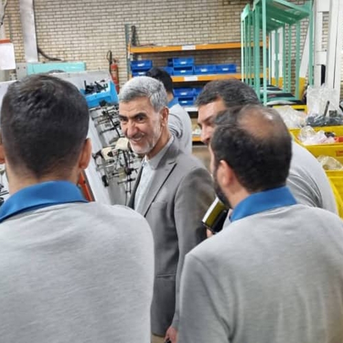 بازدید مهندس میرزایی از شرکت سازه‌سیم