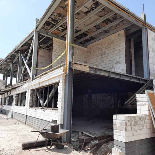 کلنگ زنی و ساخت رستوران کارخانه سازه سیم اشتهارد