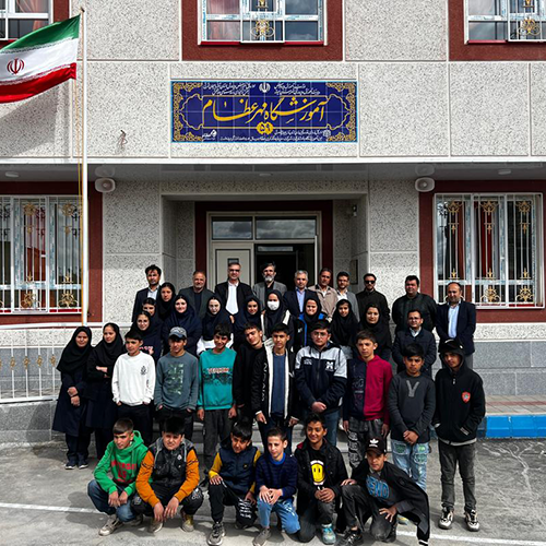 افتتاح آموزشگاه مهر عظام در استان آذربایجان شرقی، شهرستان میانه، روستای ورنکش