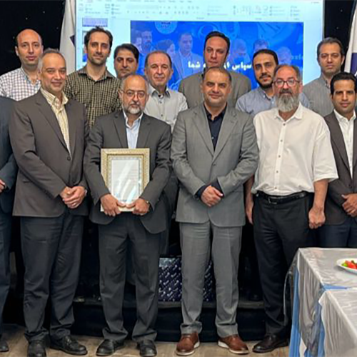 تقدیر از آقای مهندس سکوتی به مناسبت بازنشستگی و خاتمه کار ایشان