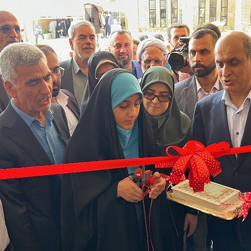 افتتاح دبیرستان دخترانه دوره اول متوسطه مهر عظام در شهرک مسکن مهر رشت 