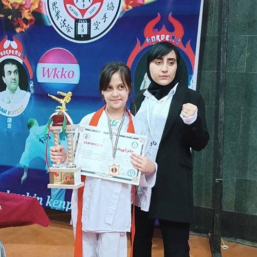 قهرمانی فرزندان عظام در مسابقات کاراته