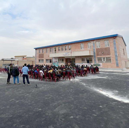 افتتاح مدرسه‌ی مهر عظام در ساوه