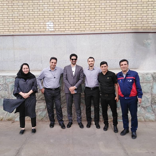 برگزاری مسابقات فوتبال در کارخانه‌ی سازه‌سیم