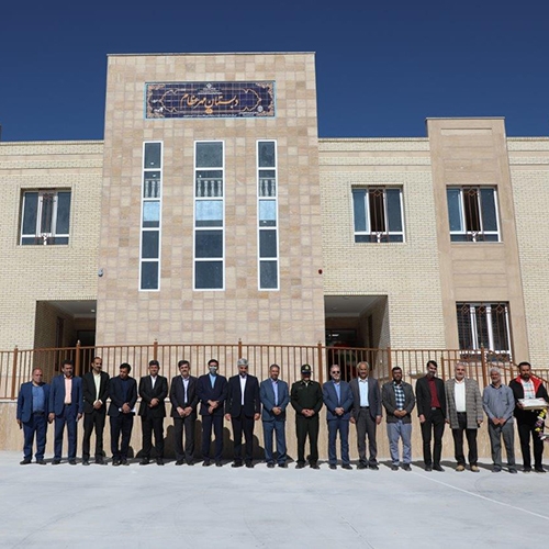 افتتاح مدرسه‌ی مهر عظام در استان یزد