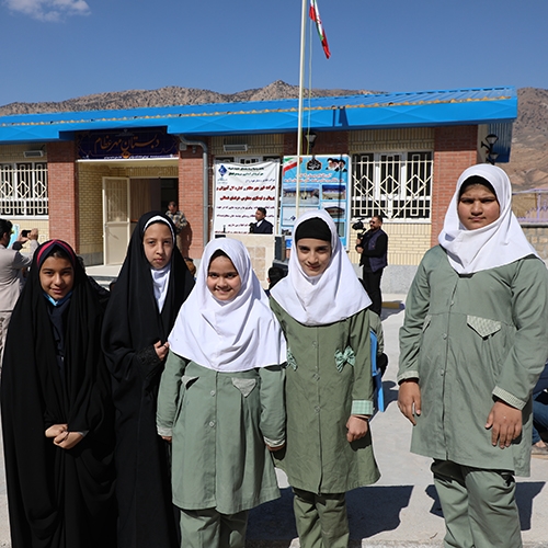 افتتاح مدرسه مهر عظام در خراسان شمالی