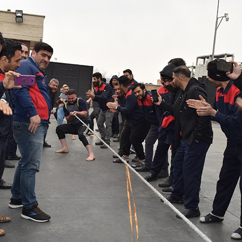 برگزاری مسابقات طناب‌کشی، پینگ‌پنگ و فوتبال‌دستی در سازه‌پویش