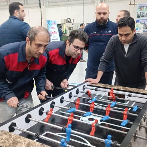 برگزاری نخستین دوره مسابقات فوتبال دستی و تنیس روی میز در شرکت فرآوری و ساخت