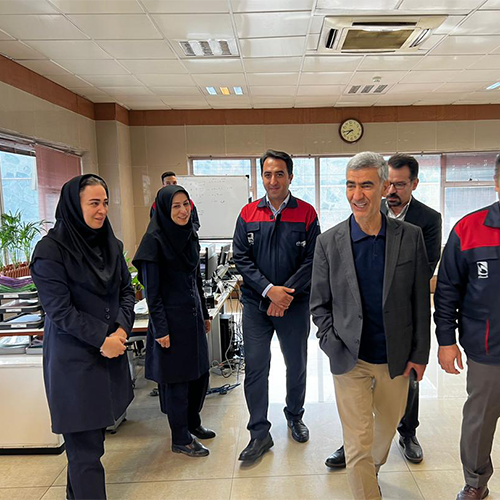 بازدید مهندس میرزایی از شرکت استام‌صنعت