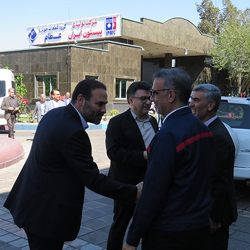 بازدید رئیس هیئت مدیره شرکت ساپکو از شرکت پیستون ایران