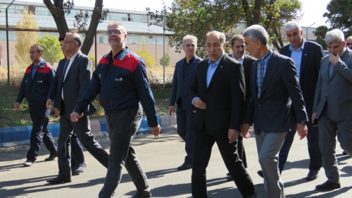 بازدید مدیر عامل شرکت ساپکو از شرکت تولیدی پیستون ایران