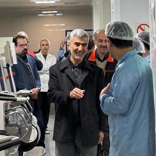 بازدید مدیرعامل هلدینگ از شرکت سازه پویش