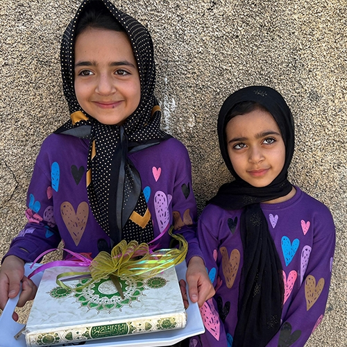 افتتاح دو مدرسه دو کلاسه مهرعظام در روستای تل  مویزی و مله برفی شهرستان باشت