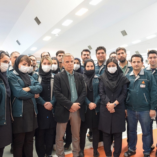 افتتاح خط ABS  در سازه پویش توسط عباس ایروانی 