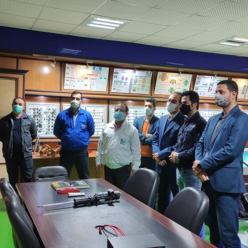 بازدید اعضای شهرک صنعتی، سازمان بسیج مهندسین و مجموعه علم و فناوری استان گیلان از شرکت فرآوری و ساخت