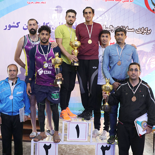 نایب قهرمانی پیستون ایران در والیبال ساحلی کشوری