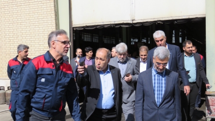 بازدید مدیر عامل شرکت ساپکو از شرکت تولیدی پیستون ایران